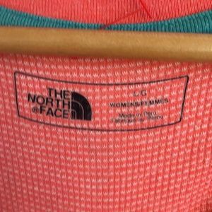 The North Face Tops - THE NORTH FACE PINK ORANGE SHIRT L The North Face Tops - THE NORTH FACE PINK ORANGE SHIRT L